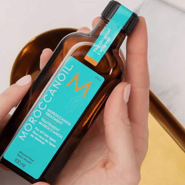 Moroccan Oil hair products are used and retailed at Total Look Monmouth